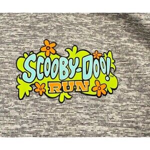 RM Running Man Scooby-Doo Run Hoodie Women's XL Full Zip Sweatshirt Gray Pockets